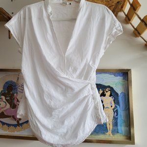 Anthropologie cotton blouse